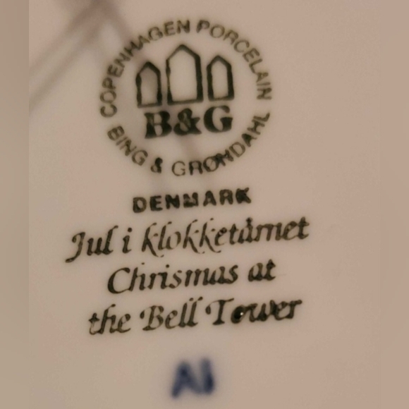 Vintage 1975 Bing & Grondahl Christmas 7" Collectable Plate Excellent Condition - Picture 2 of 3